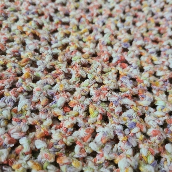 CAbi Multicolor Sorbet Knit Short Sleeve Summer Knit Blouse - Picture 7 of 10